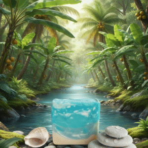 Ocean Breeze Blue Bar Natural Soap